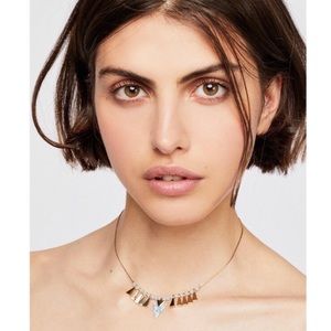 Free People Gold Celina Pendant Necklace